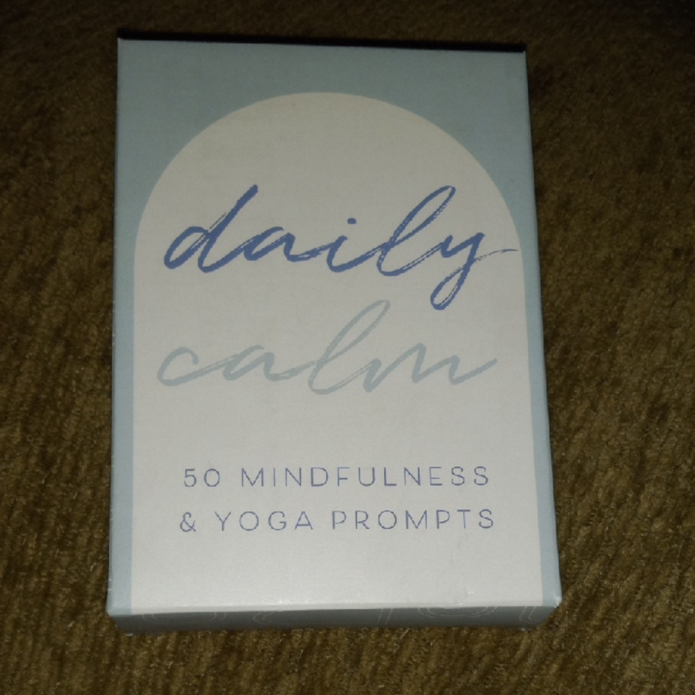 Daily Calm Mindfulness & Yoga Prompts Inspirational Quotes Exercise